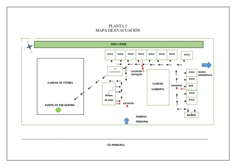 Mapa De Evacuacion | PDF