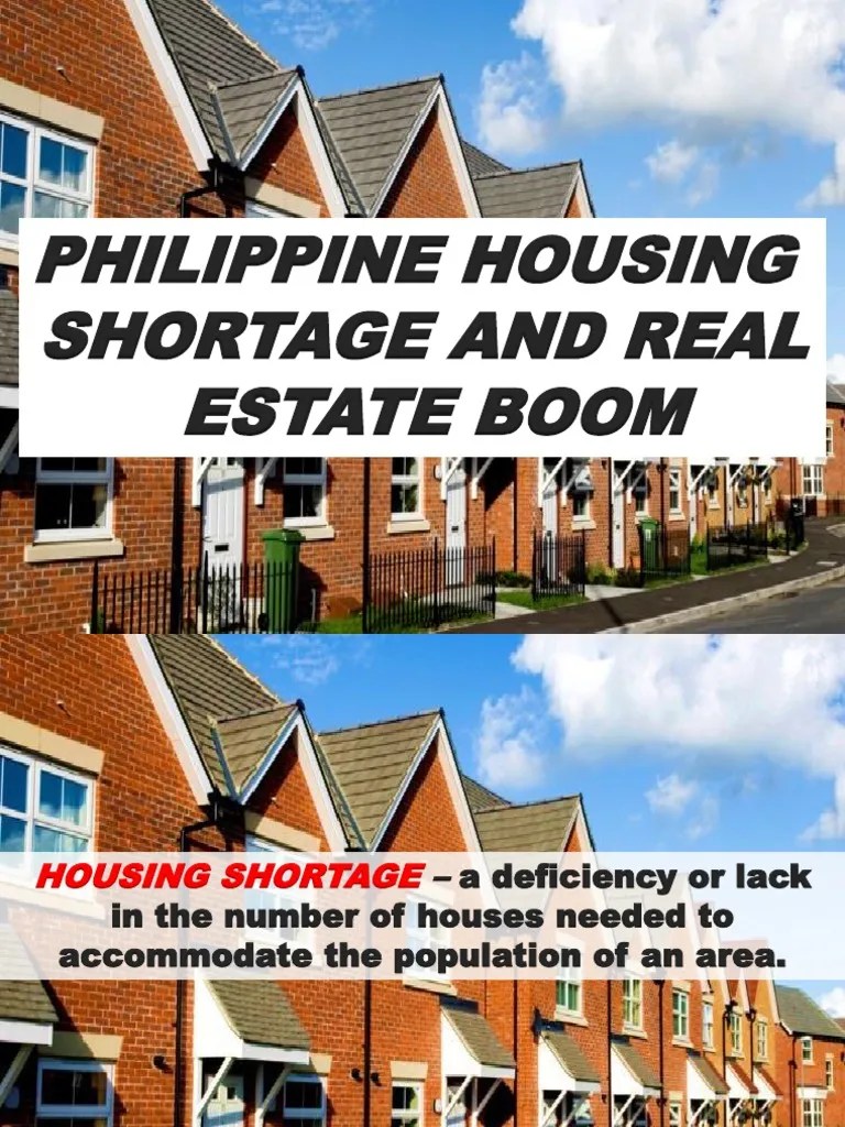 Housing Shortage And Real Estate Boom | PDF