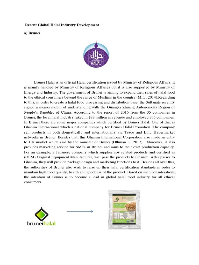 Recent Global Halal Industry Development | Download Free PDF | Brunei | Malaysia