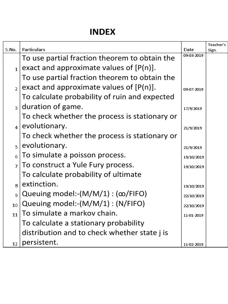 Stochastic Processes Practicals | PDF | Stochastic Process | Stationary ...