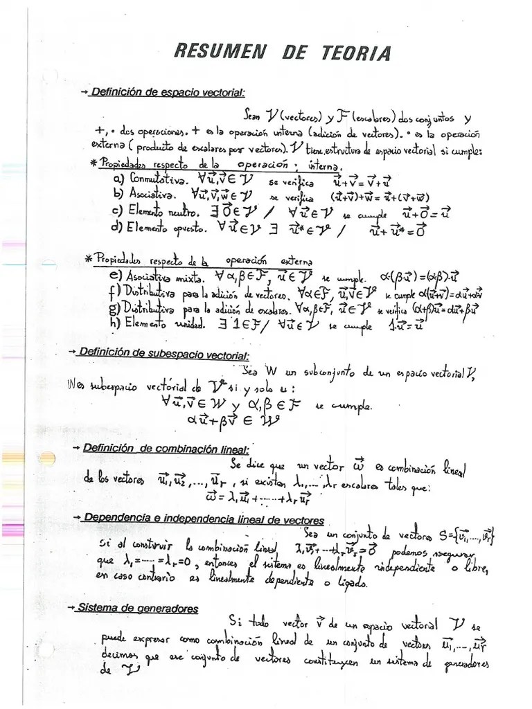 Problemas Resueltos Algebra | PDF