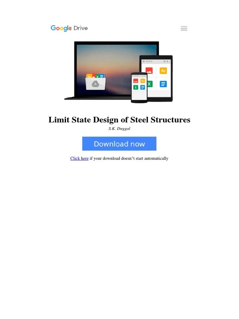 Limit State Design Of Steel Structures By SK Duggal 9351343499 PDF ...