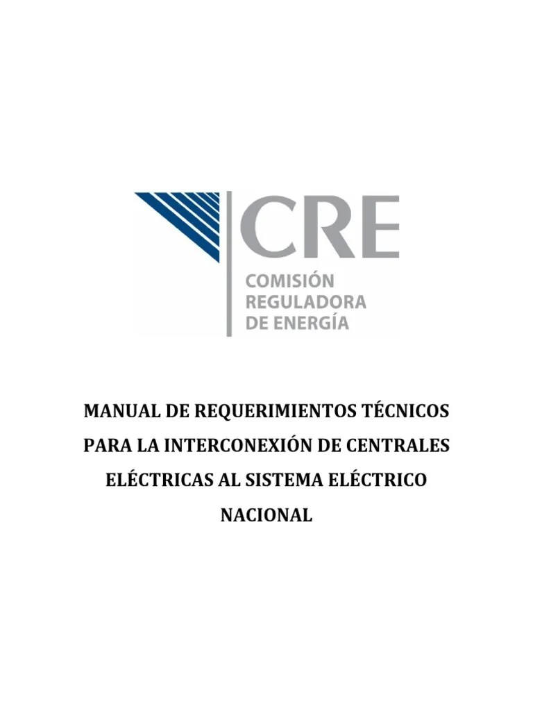 Codigo Red - Manual De Interconexión De Centrales Eléctricas | PDF | Generación Eléctrica ...