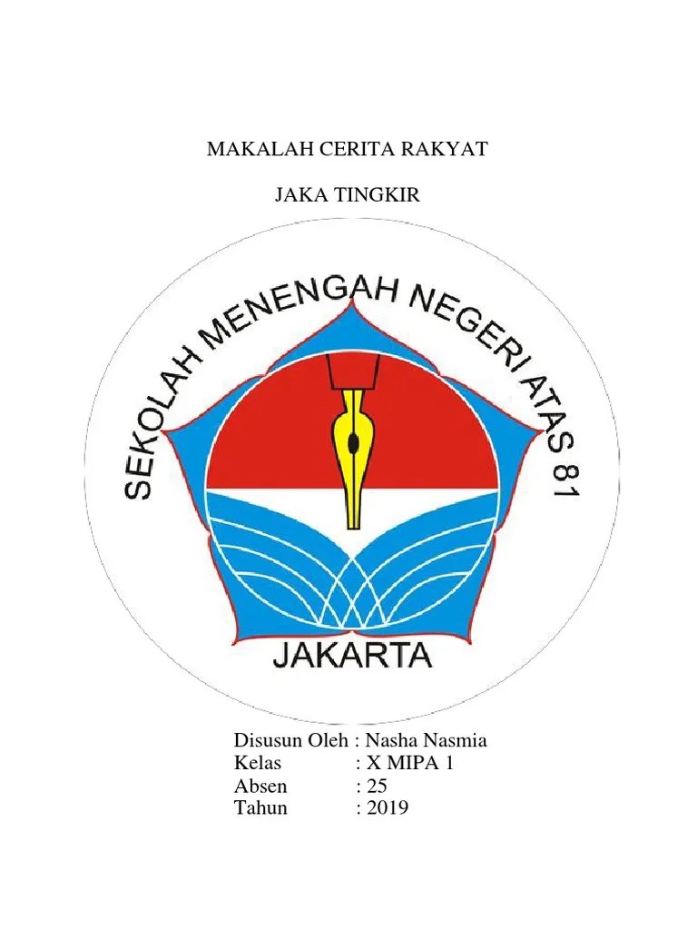 Diceritakan oleh narator, bukan pengarang. Makalah Cerita Rakyat Jaka Tarub