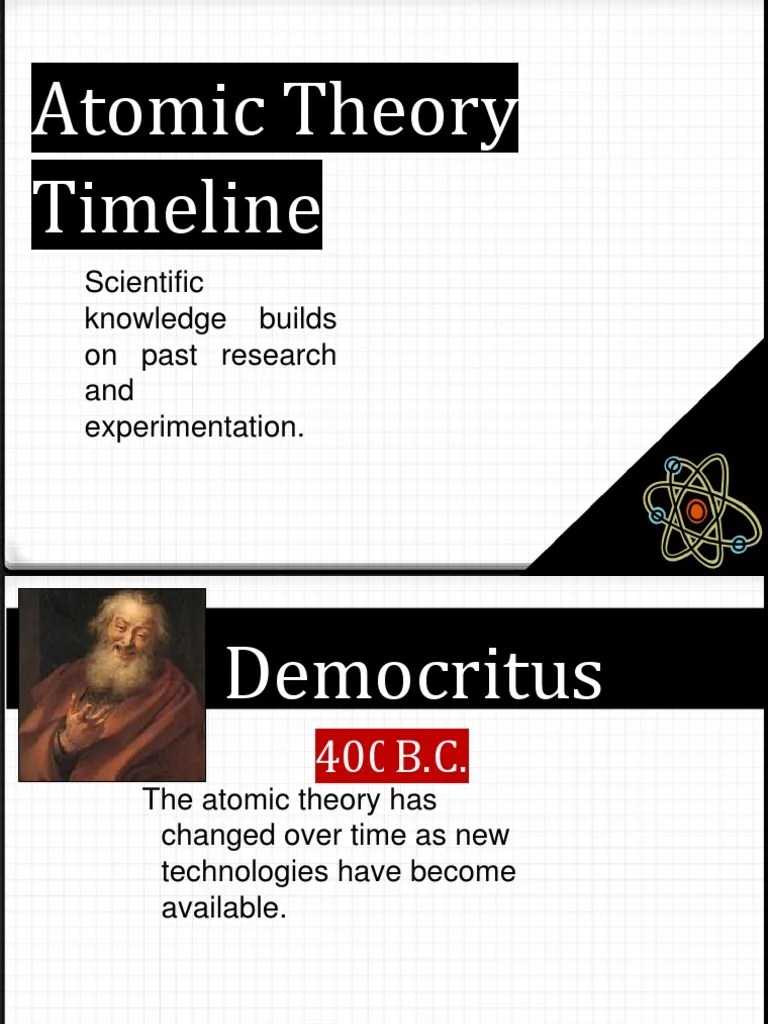 Atomic Theory | PDF | Atoms | Atomic Nucleus