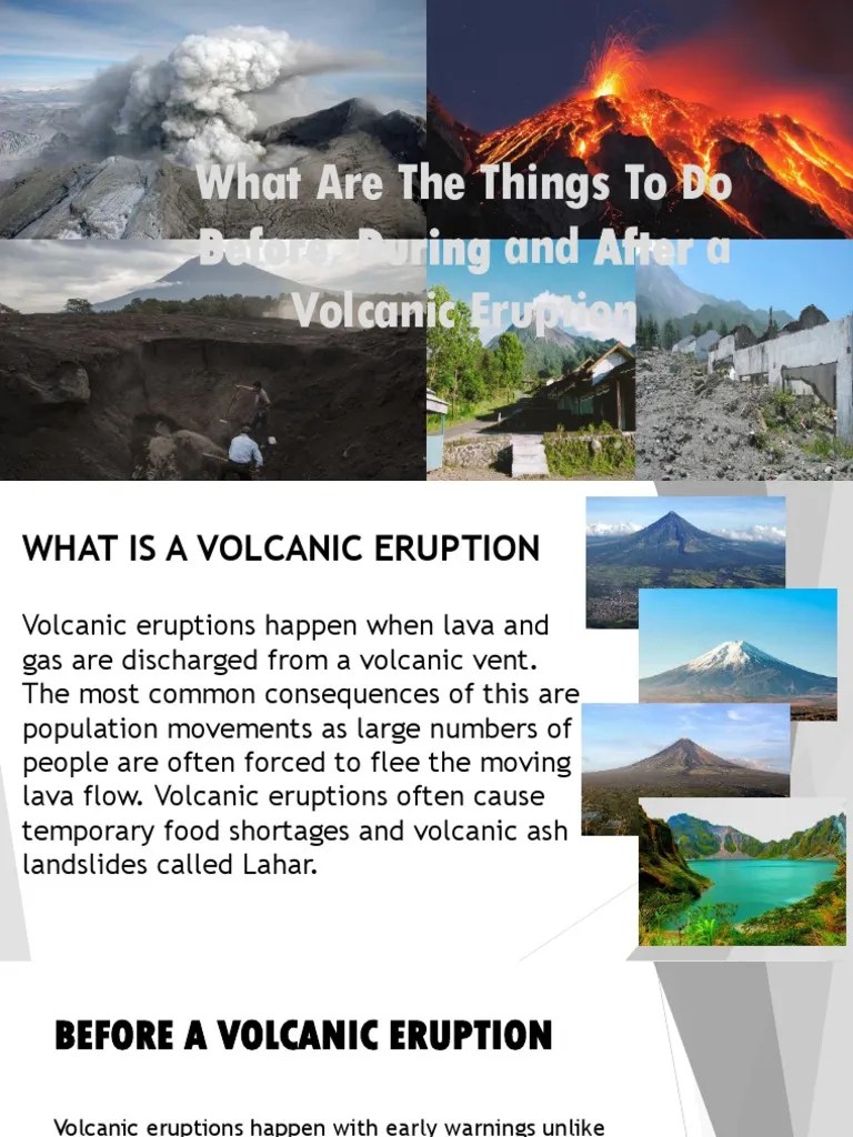 What To Do Before, During And After A Volcanic Eruption | PDF ...