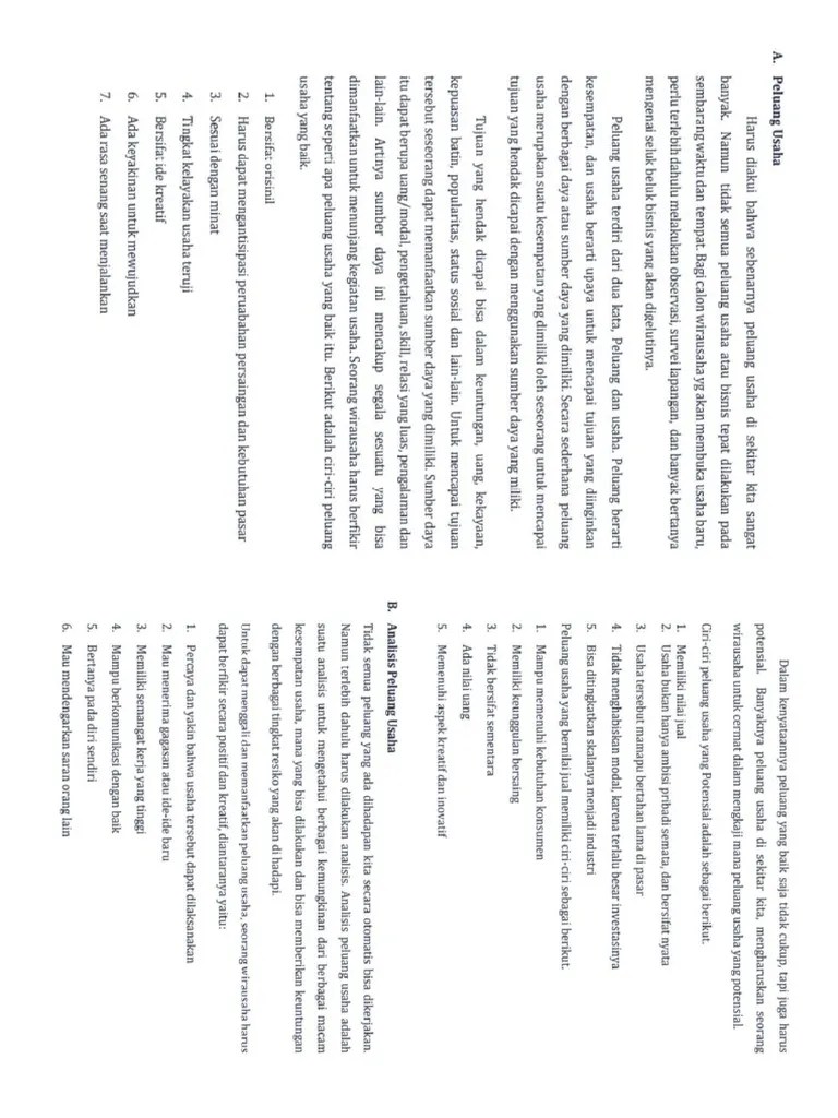 Ciri Ciri Peluang Usaha Yang Baik - Like and Share