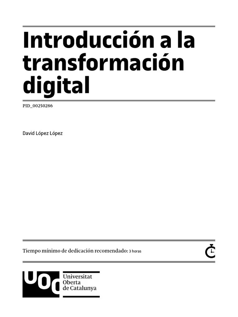 Transformacion Digital | PDF | Usabilidad | Tecnología De Información Y ...