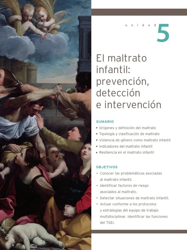 Intervencion Familias Libroalumno Unidad5muestra PDF | PDF | Abuso Infantil | Abuso Sexual