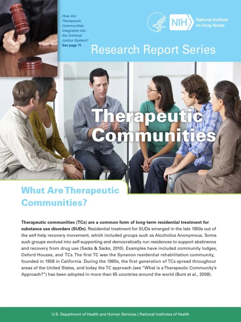 Therapeutic Communities | PDF | Mental Disorder | Substance Use Disorder