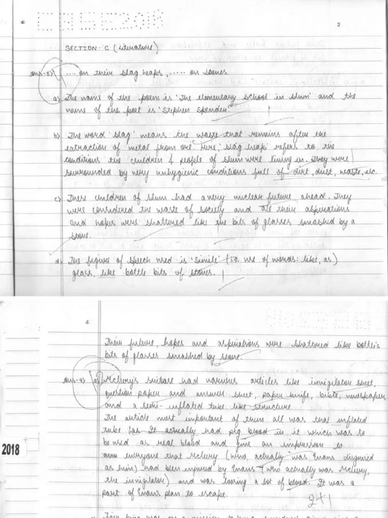 Cbse Toppers Answer Sheet 2018 Class 12 Core | PDF