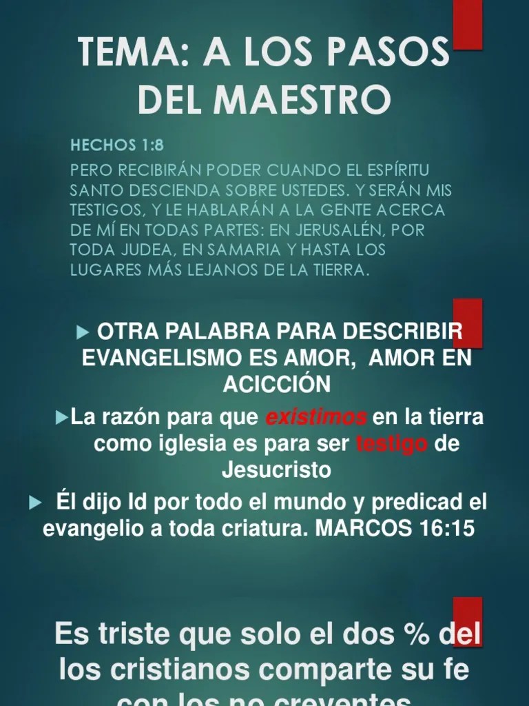 Los Pasos Del Maestro | PDF | Infierno | Fe