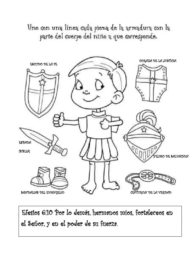 Armadura De Dios Para Niños | PDF