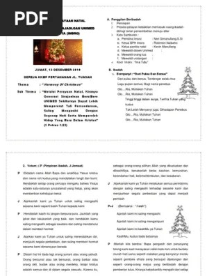 Acara Natal | PDF