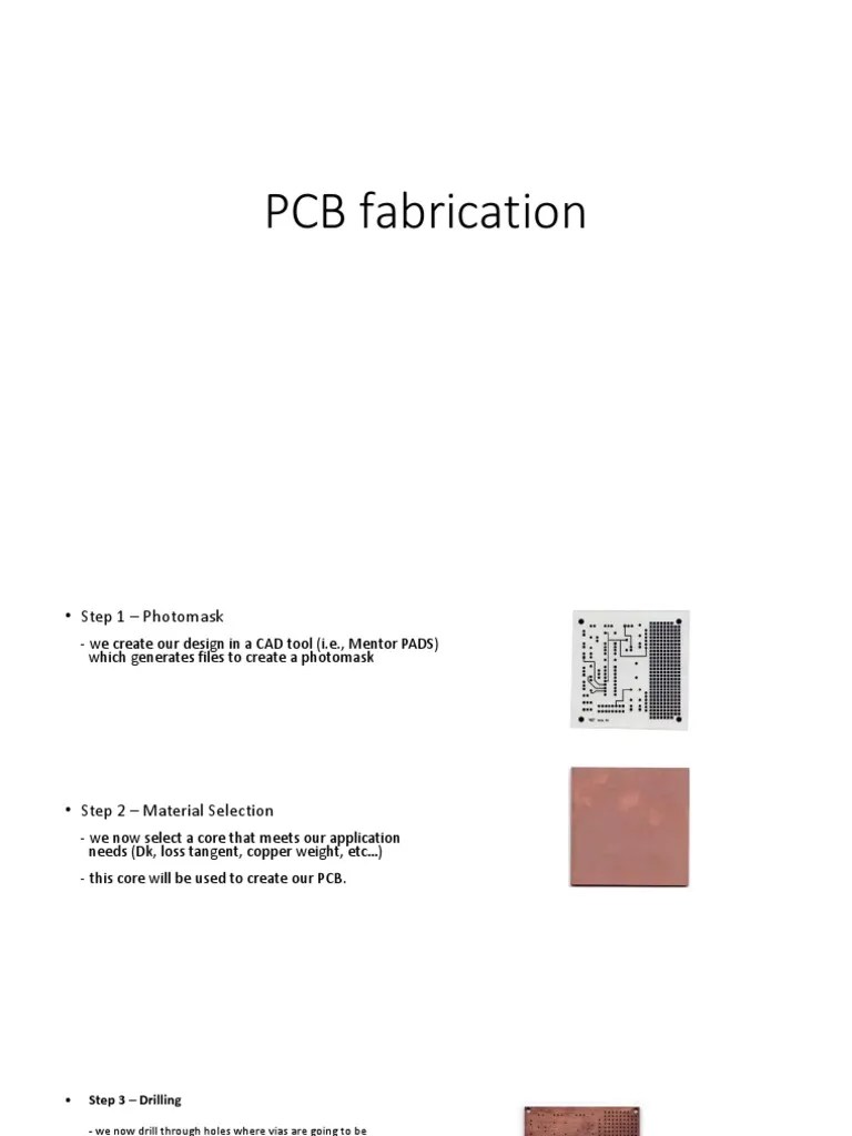 The 11 Step Process For Manufacturing Printed Circuit Boards From ...