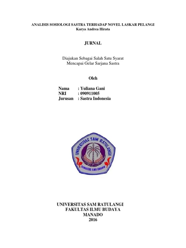 Sociology of literature, character education, novel. Analisis Sosiologi Sastra Terhadap Novel Pdf