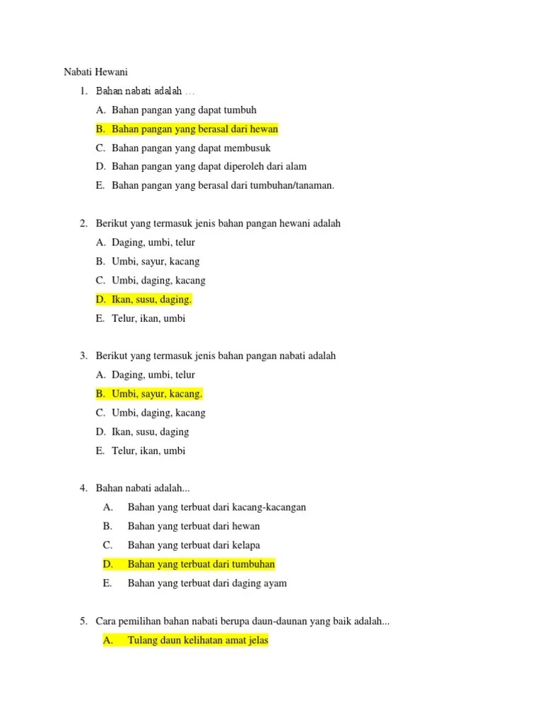 Teknik pengeringan materi pangan hewani yang paling . Soal Prakarya Kelas X Tentang Pengawetan Bahan Nabati Dan Hewani Beinyu Com