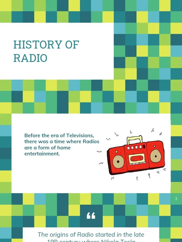 History And Types Of Radio | PDF | Telecommunications | Information And ...