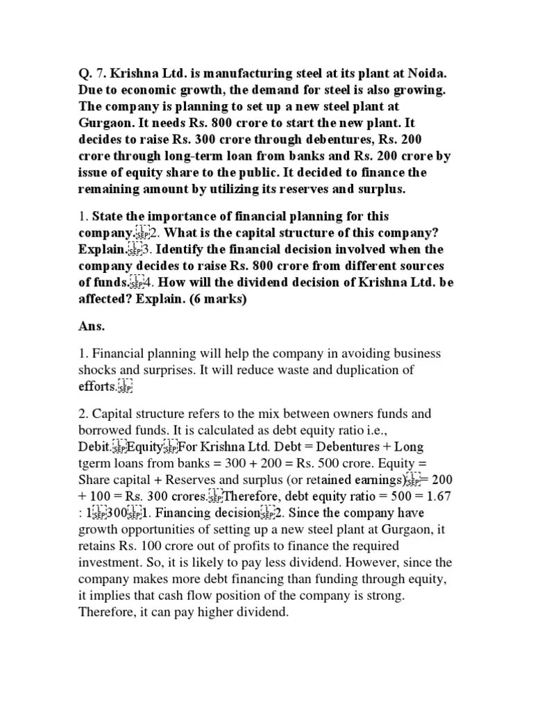 BS Case Studies | Download Free PDF | Dividend | Debt