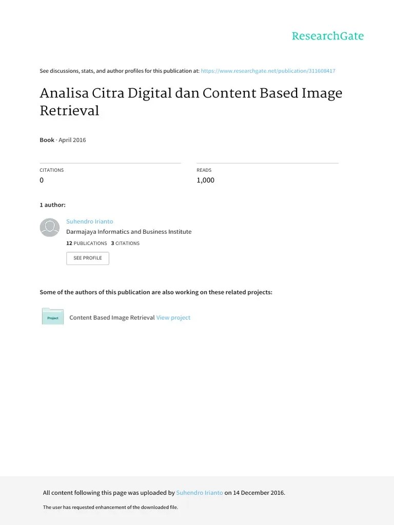 CBIR | PDF | Rgb Color Model | Data Compression
