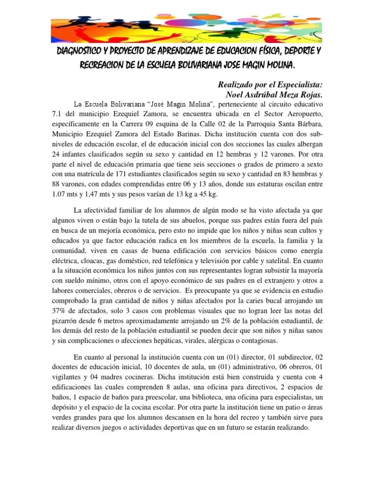 I PROYECTO APRENDIZAJE Deporte | PDF | Diversidad Cultural | Aprendizaje