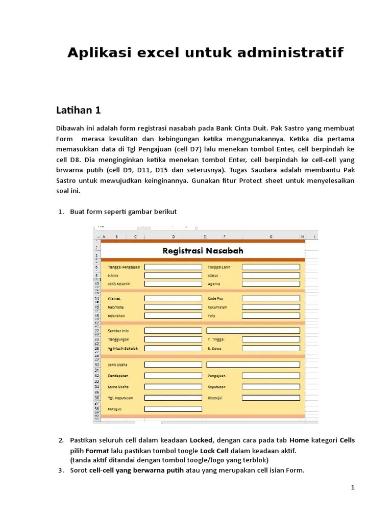 Successivamente apriremo il nostro documento excel in modalità anteprima di stampa e dalla intest. Modul Excel Untuk Administratif Bbo6u11240 Pdf