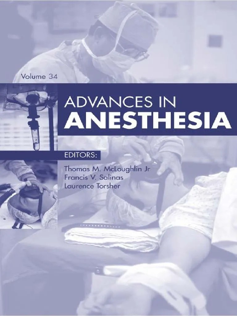Advances In Anesthesia | PDF | Obesity | Anesthesia
