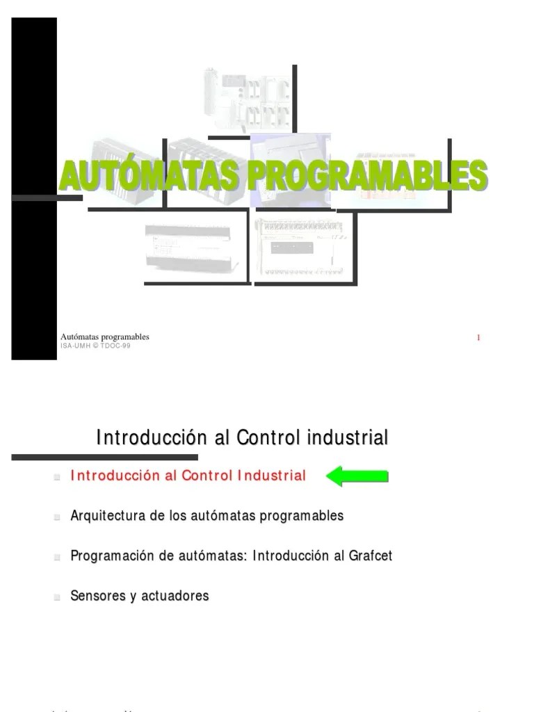 PLC Curso Automatas Programables PDF | PDF | Hardware De La Computadora | Memoria De Sólo Lectura