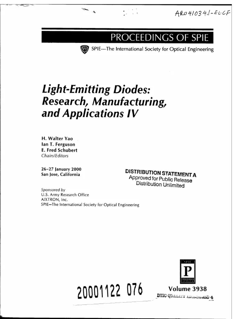 White-Light-Emitting Diodes For Illumination PDF | PDF | Light Emitting Diode | Incandescent ...