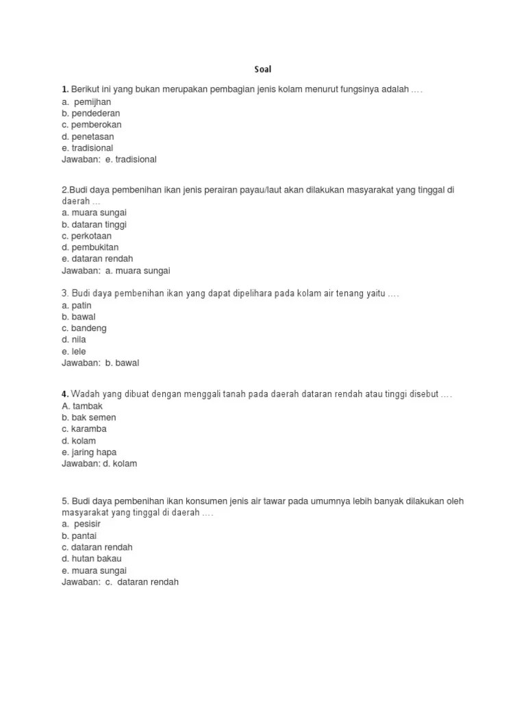 Soal Prakarya Kelas XI 2019 Semester II | PDF