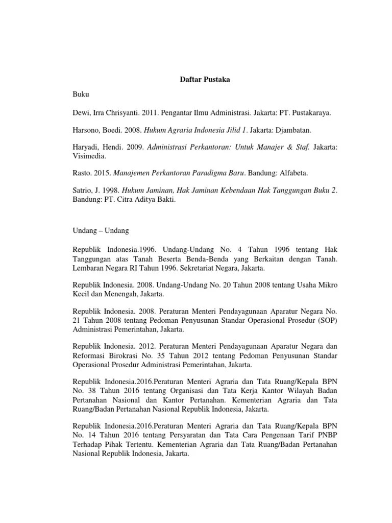 Daftar Pustaka PDF | PDF