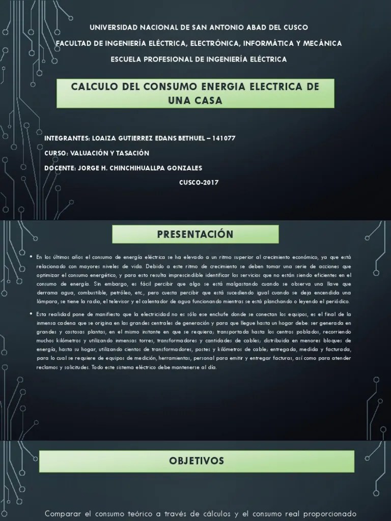 Consumo De Energia Electrica | PDF | Consumo Mundial De Energía | Ingenieria Eléctrica