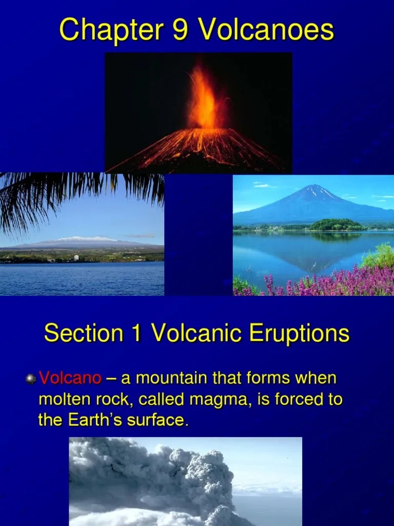 Chapter 9 Volcanoes | PDF | Volcano | Lava