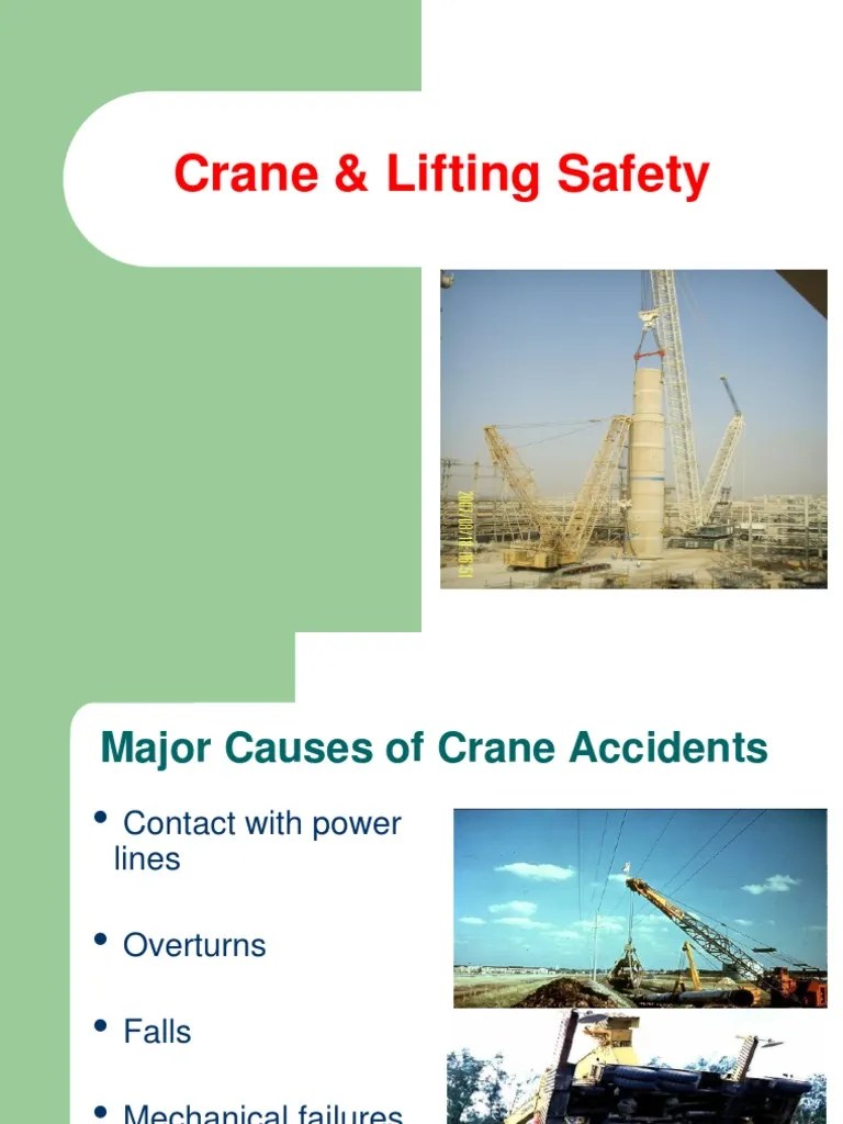 HSE-BMS-011 Crane & Lifting Safety | PDF | Crane (Machine) | Elevator
