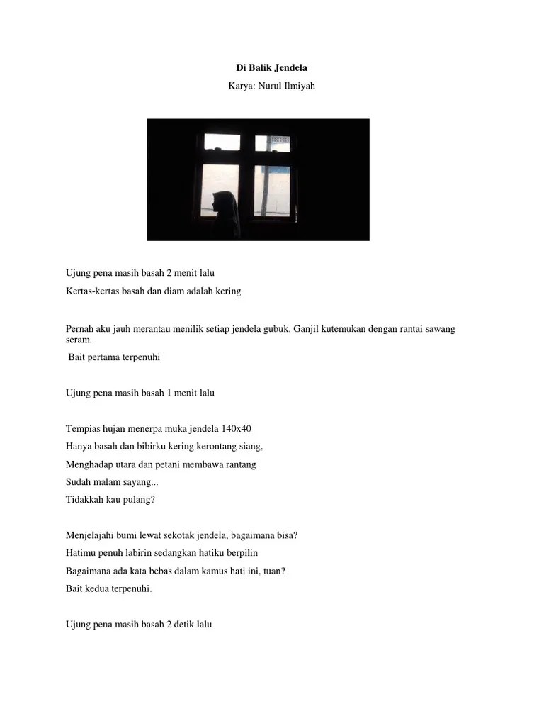 Di Balik Jendela | PDF