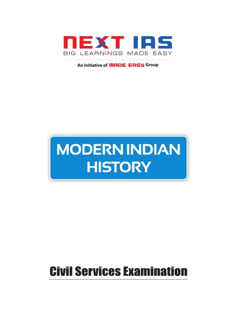Modern Indian History | PDF
