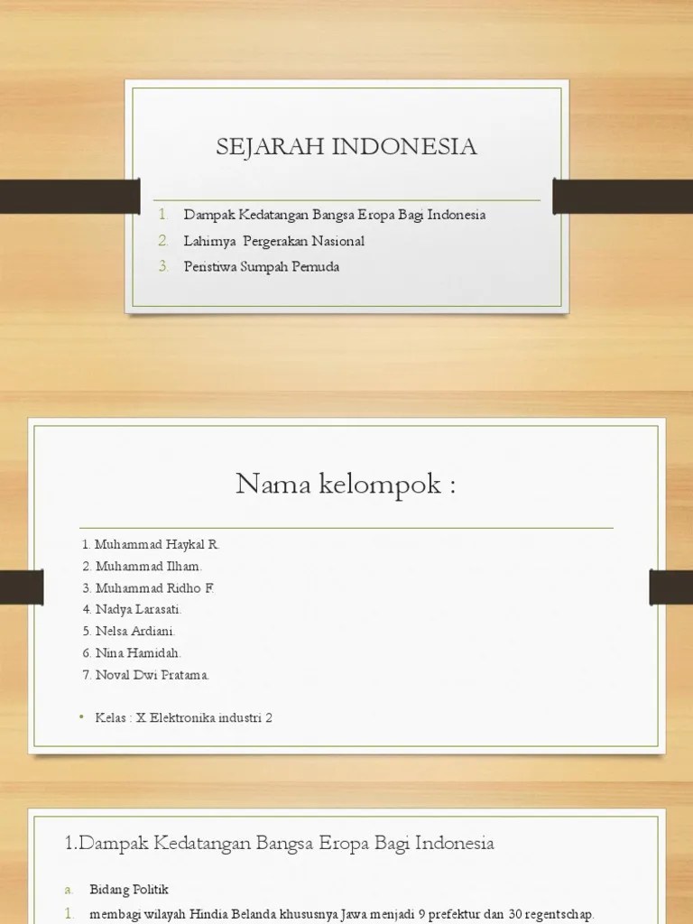 SEJARAH INDONESIA Bab 6 | PDF