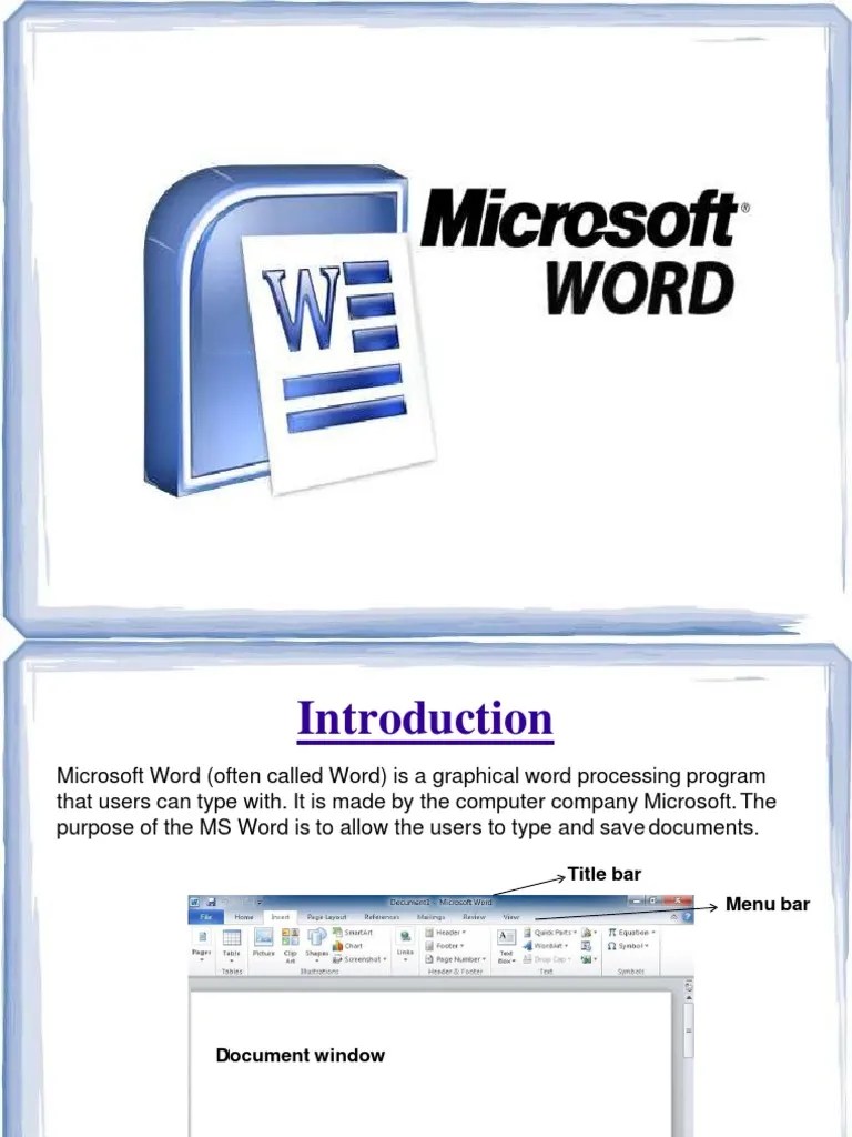 MS Word Basics | PDF
