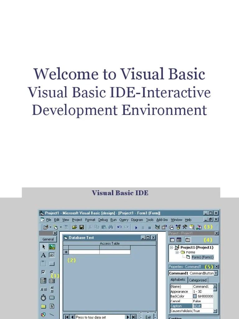 Visual Basic Ppt