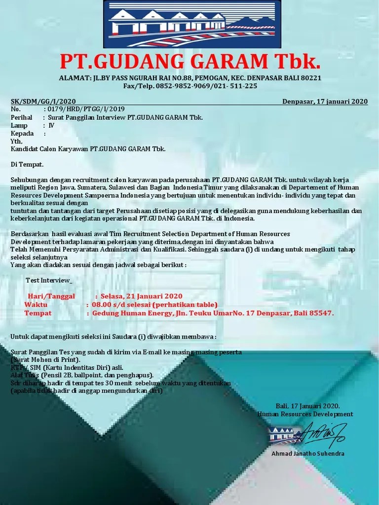 PT. GUDANG GARAM TBK | PDF