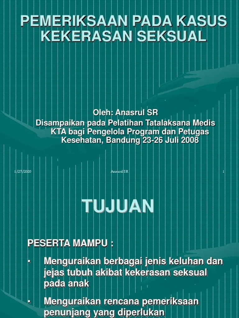Pemeriksaan Pada Kasus Kekerasan Seksual | PDF