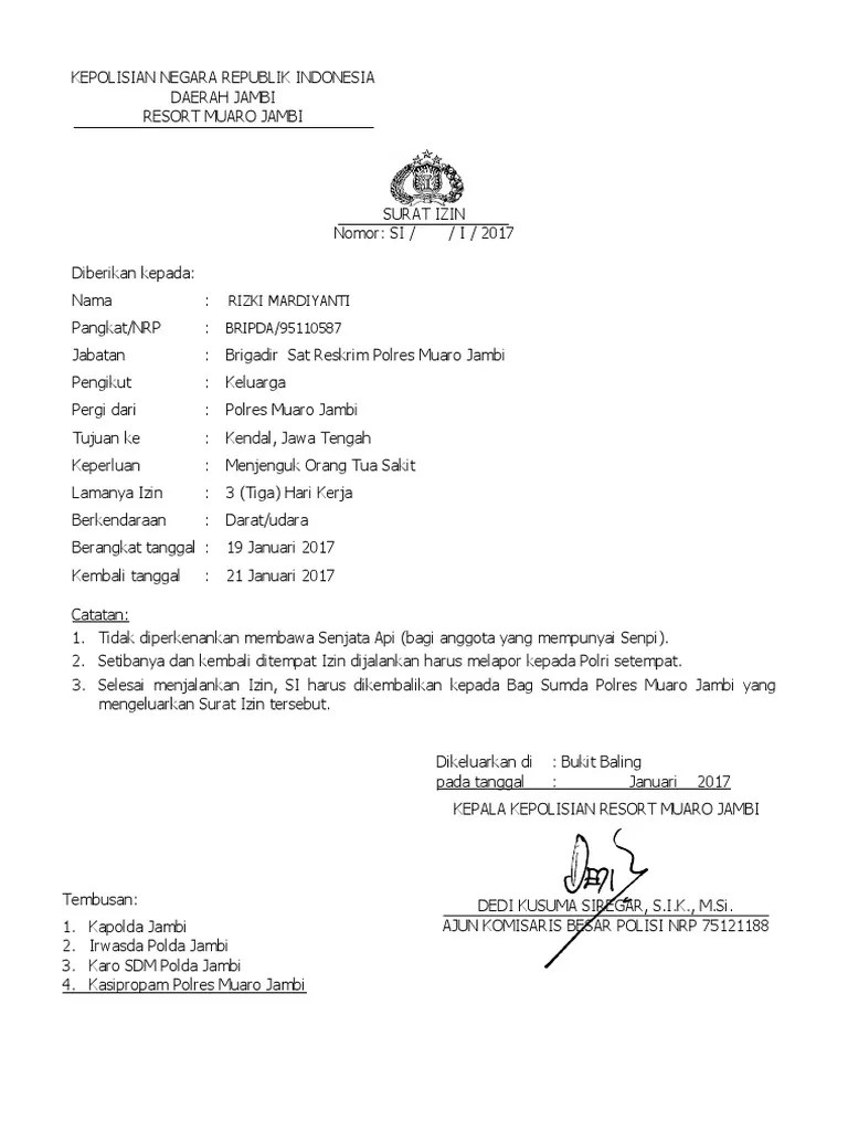 Libur nataru menjadi titik … Surat Jalan Izin Cuti Pdf