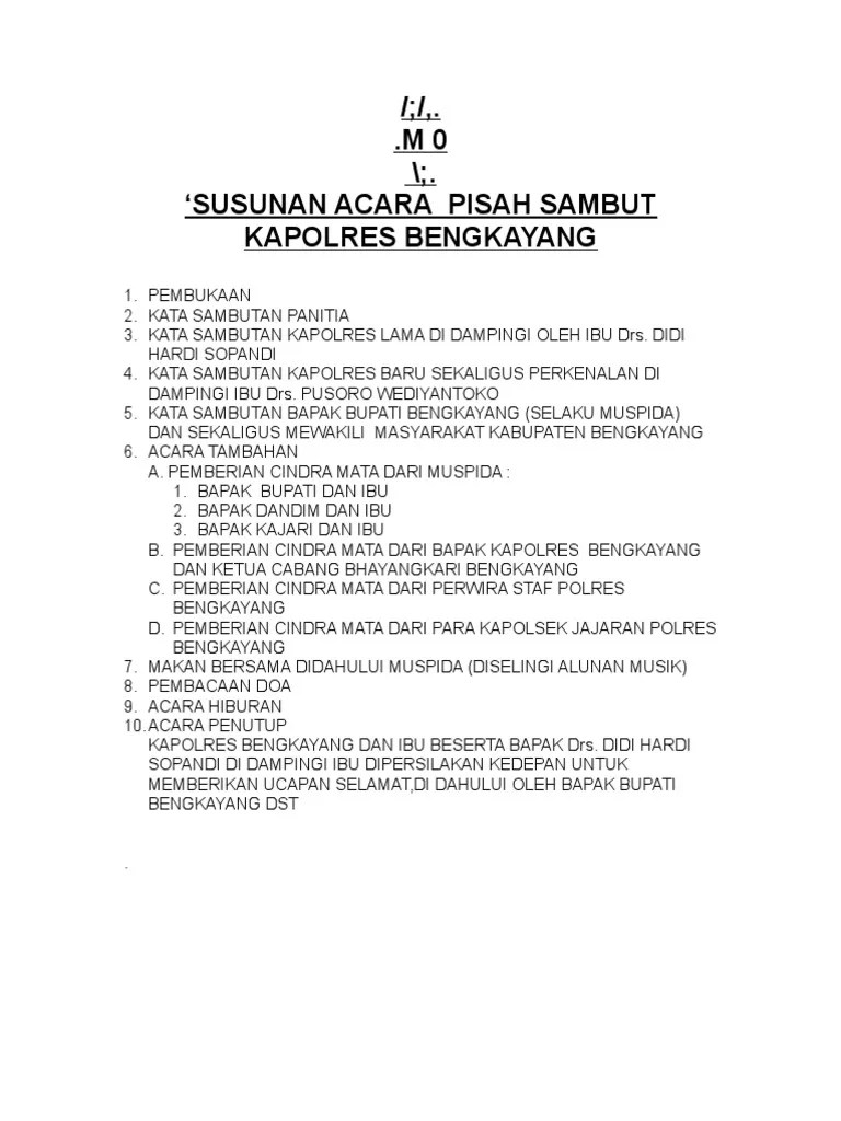 Pisah Sambut Kaur Tata Usaha Mtsn 3 Pessel Berlangsung Penuh Haru Kementerian Agama Provinsi Sumatera Barat Misalnya saat menyebutkan nama judul atau topik pembicaraan dan informasi tentang.