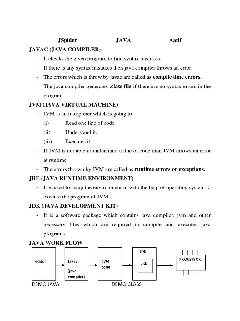 Java Jspider PDF | PDF | Java Virtual Machine | Data Type