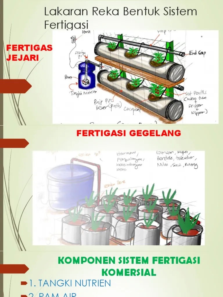 Langkah pemasangan sistem fertigasi 1. Lakaran Reka Bentuk Sistem Fertigasi Pdf