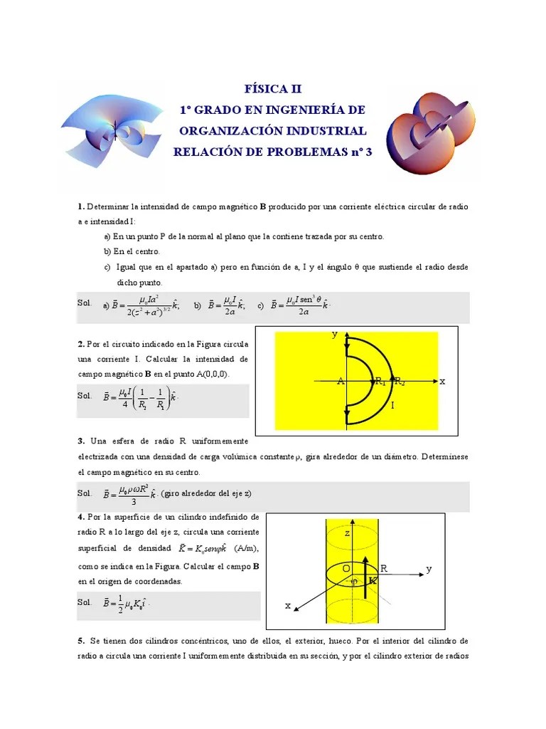 Rel3fisiigioi PDF | PDF | Campo Magnético | Corriente Eléctrica
