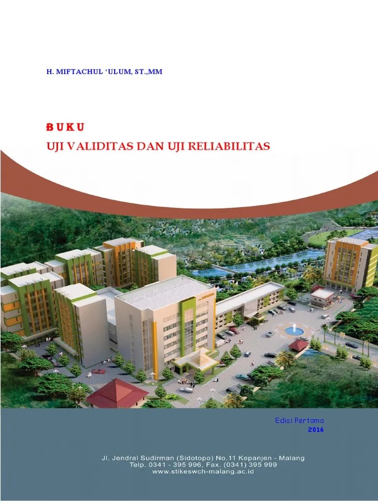 Buku Uji Validitas Dan Reliabilitas PDF | PDF