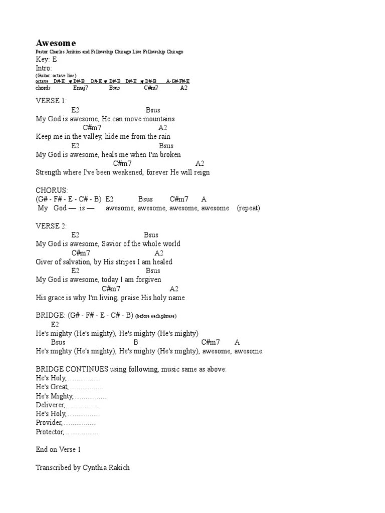 Awesome - Charles Jenkins | PDF