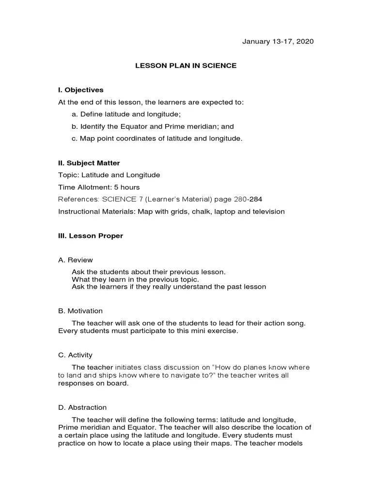 Latitude And Longitude | PDF