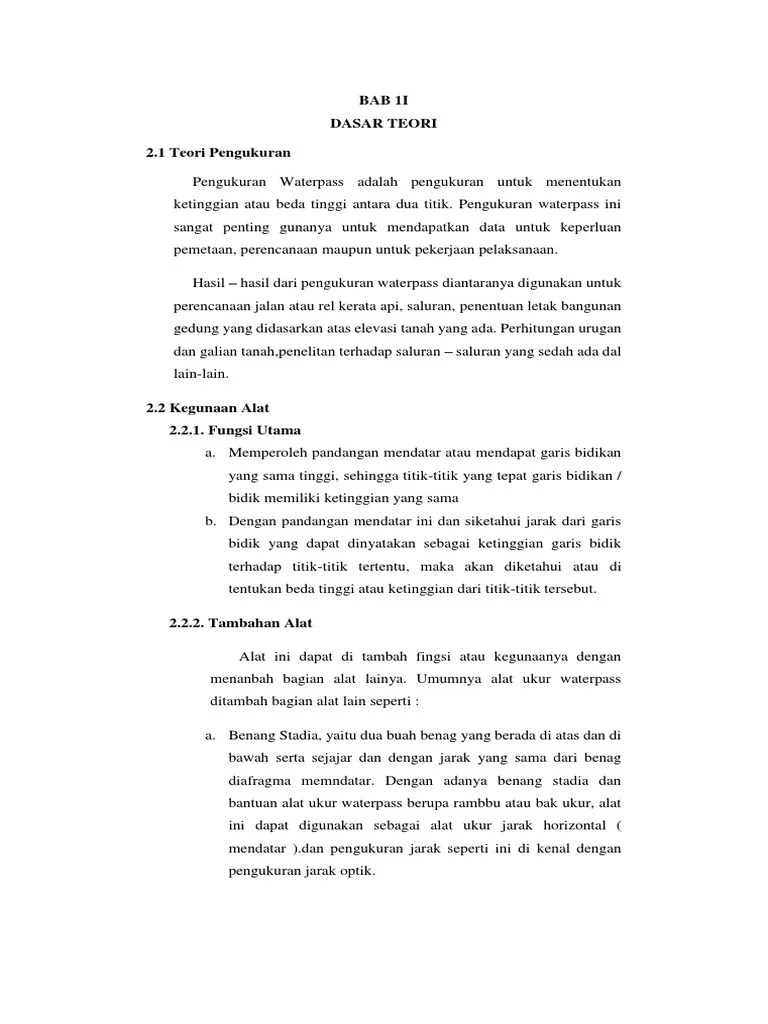 Bab II Dasar Teori | PDF